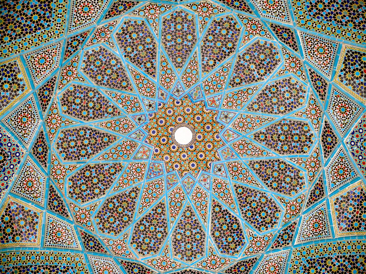 نقوش هندسی در هنر اصیل ایرانی Mehrazi